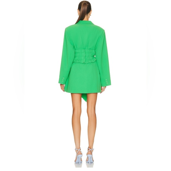 Rachel Gilbert Santiago Jacket Dress in Green - Picture 5 of 16